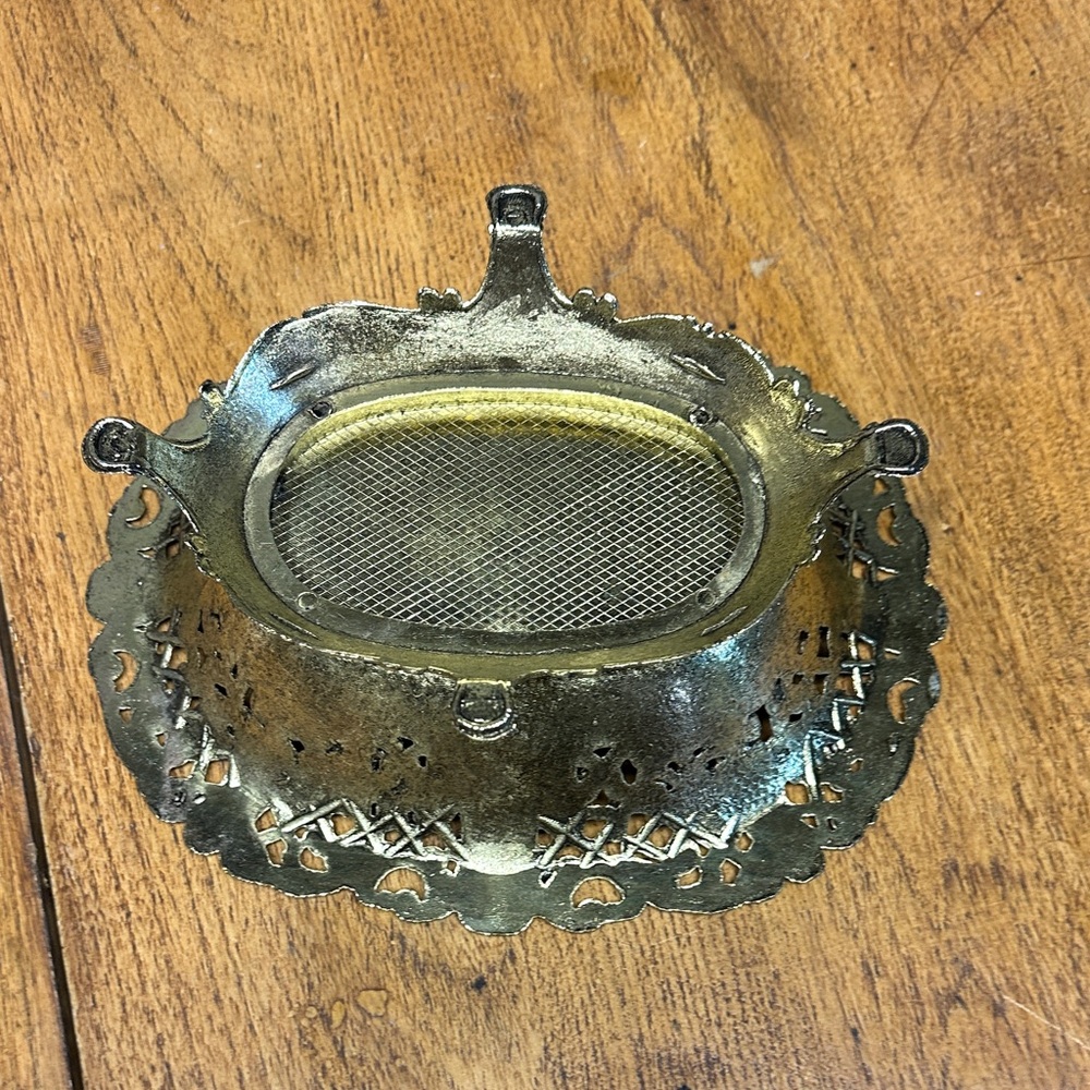 Ornate Gold Decorative Bowl - Picture 2 of 13